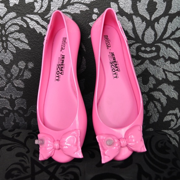 jeremy scott x melissa shoes pink